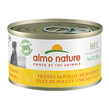 Almo Nature Conserve Natural Entrée de Filet de Poulet au Bouillon
