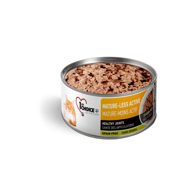 1st Choice - Conserve au Poulet en Pâté Mature et Moins Actif