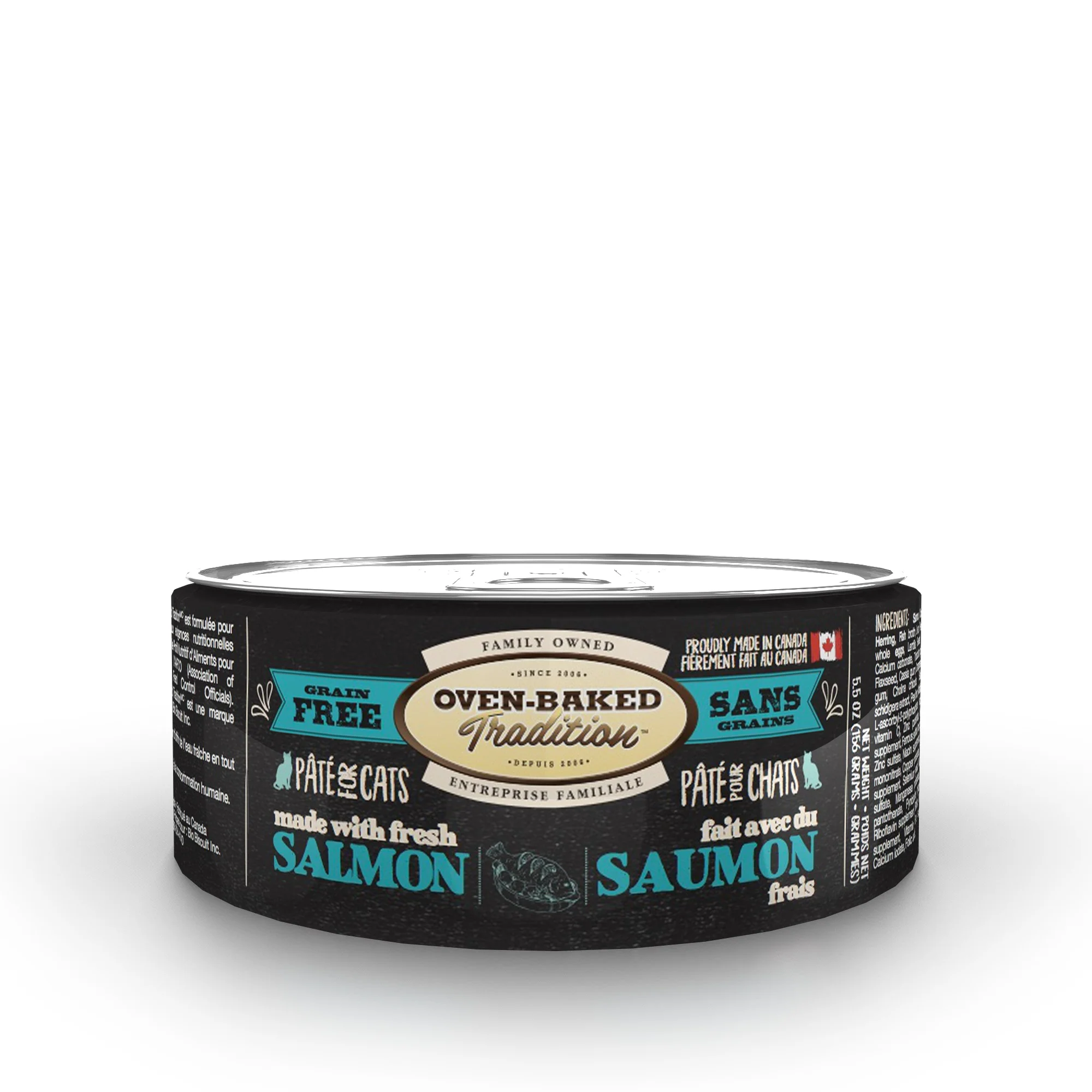 Oven-Baked Tradition Conserve pour Chats au Saumon Sans Grains