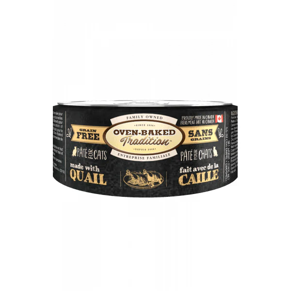 Oven-Baked Tradition Conserve pour Chats à la Caille Sans Grains